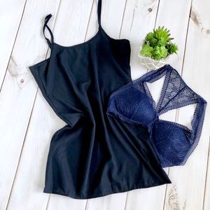 NWOT Navy Slip